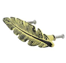 Yellow Feather Distressed Iron Handles